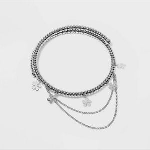 ⭐️4/$20 NWT Wild Fable Beads and Flowers Armband